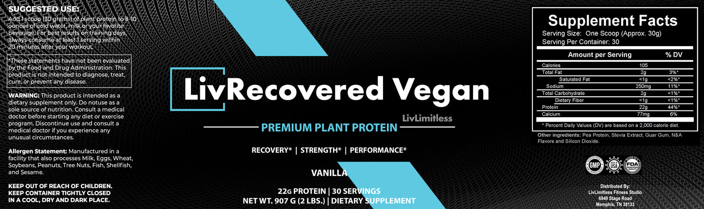 LivRecovered Vegan